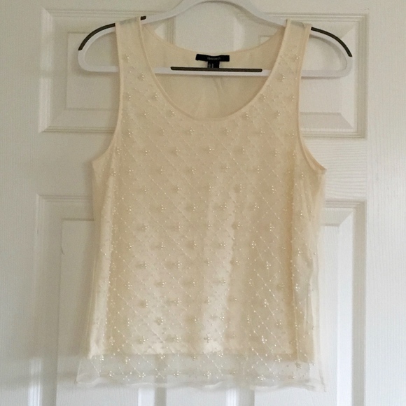 Pearl Beaded Tank - Picture 1 of 3